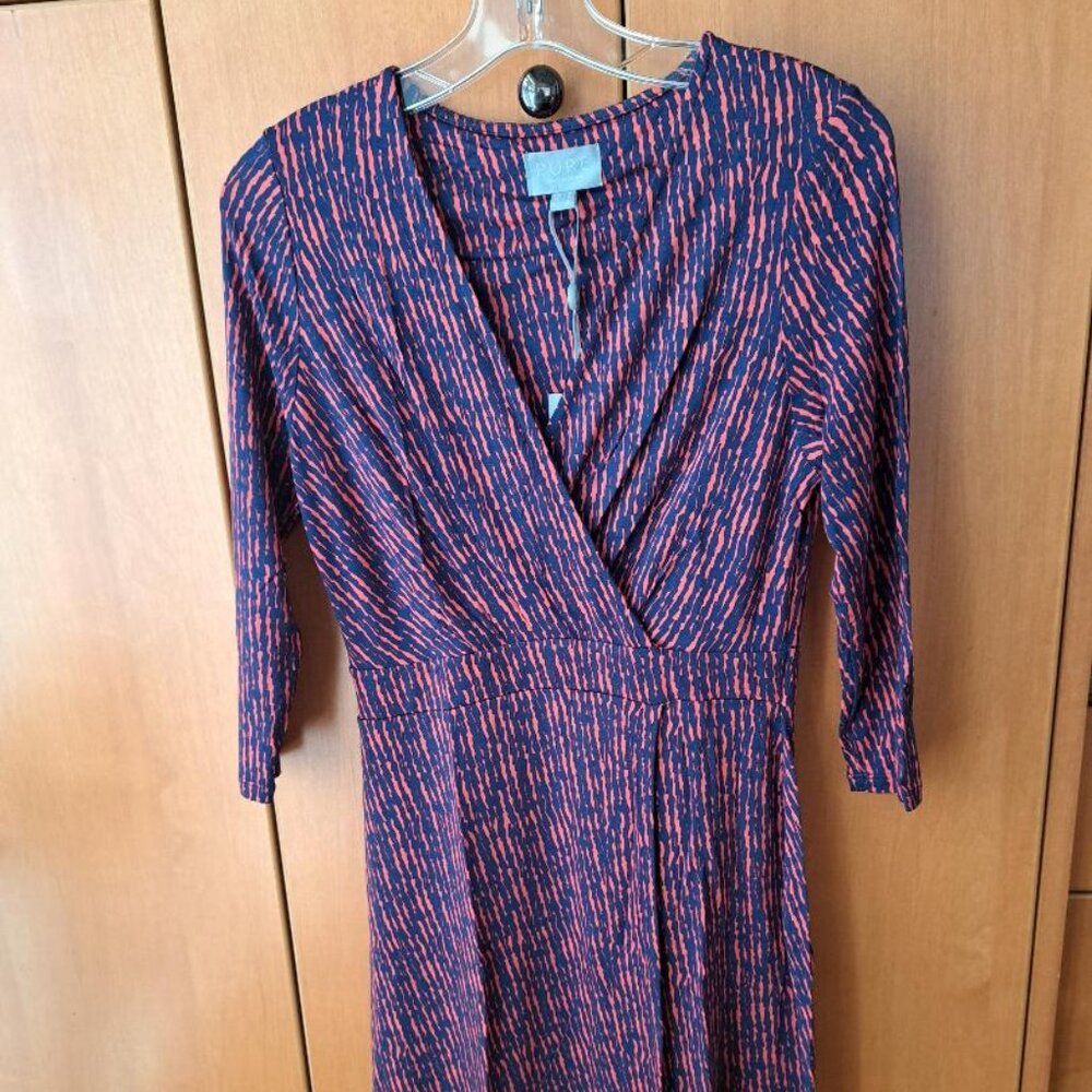 Pure  CollectionJersey Faux Wrap Dress